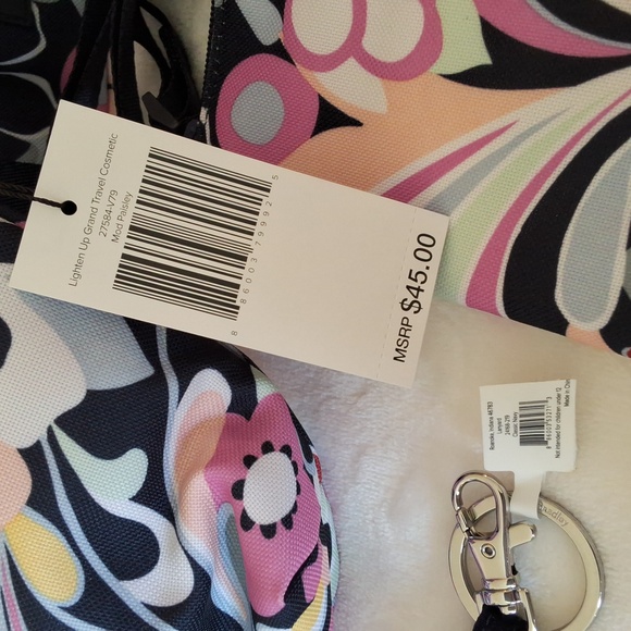 Vera Bradley 5-PC Mod Paisley Set NWT! - Picture 3 of 14